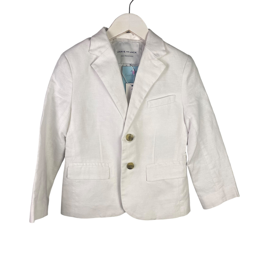 Janie & Jack linen jacket size 5 new!