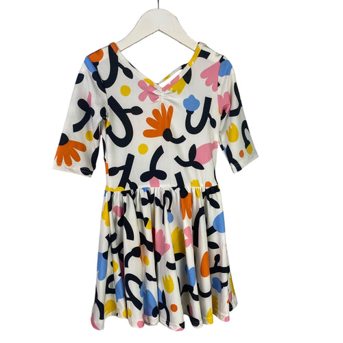 Dot dot smile dress size 3-4 new!