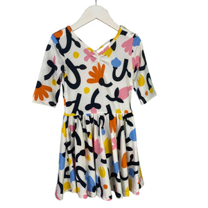 Dot dot smile dress size 3-4 new!