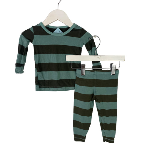 Kickee pants pajama set size 6–12 months