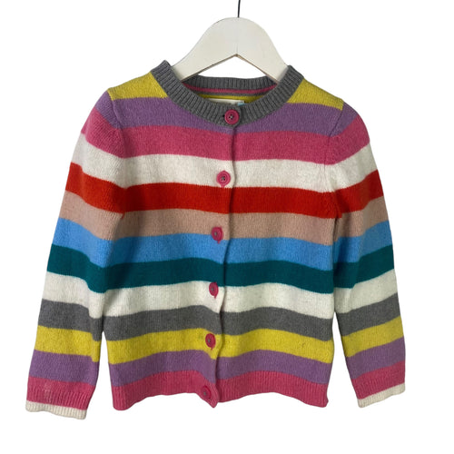 Boden multicolored striped cardigan size 5–6