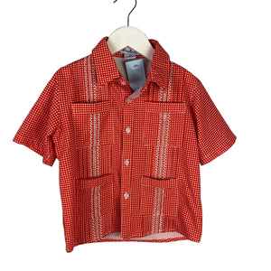 Blue quail button up size 3
