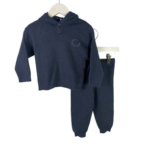 Zara navy blue sweater set size 18–24 months