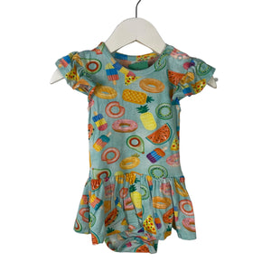 Posh peanut romper size 6-12 months